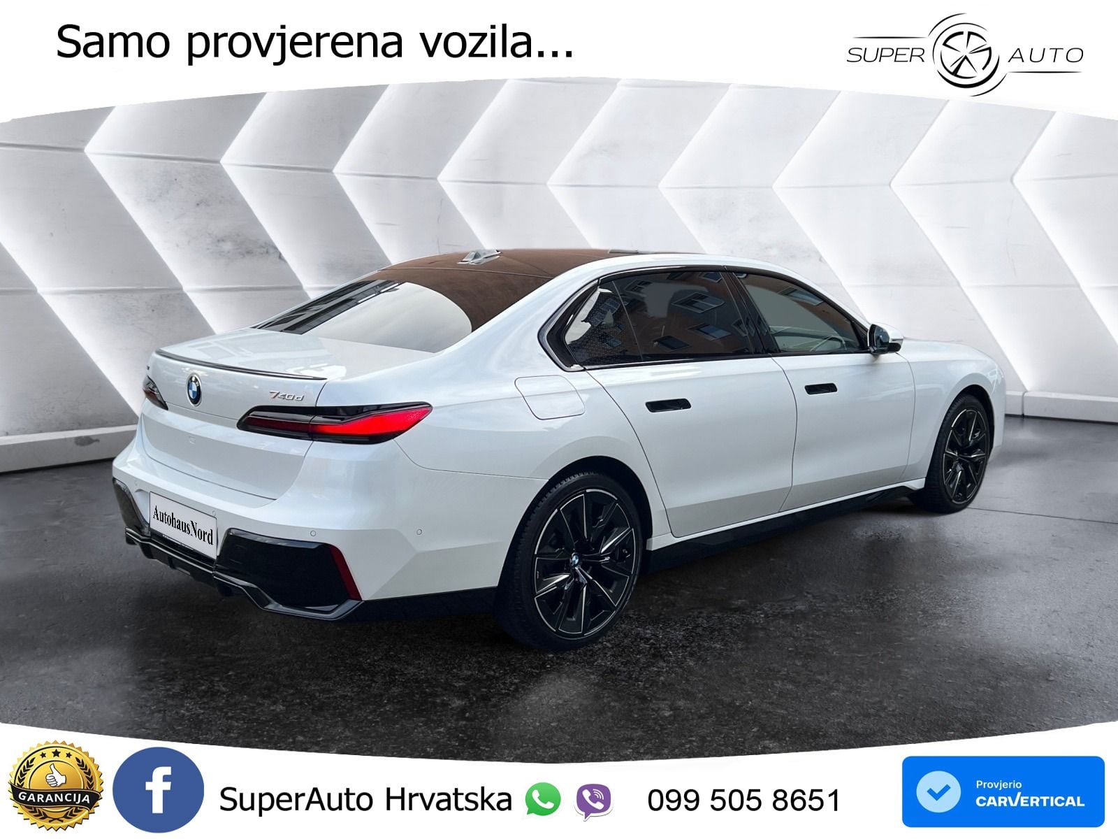 BMW 740d (299 KS) xDrive Steptronic ZRAČNI+ACC+GR SJED+KAM+PANO