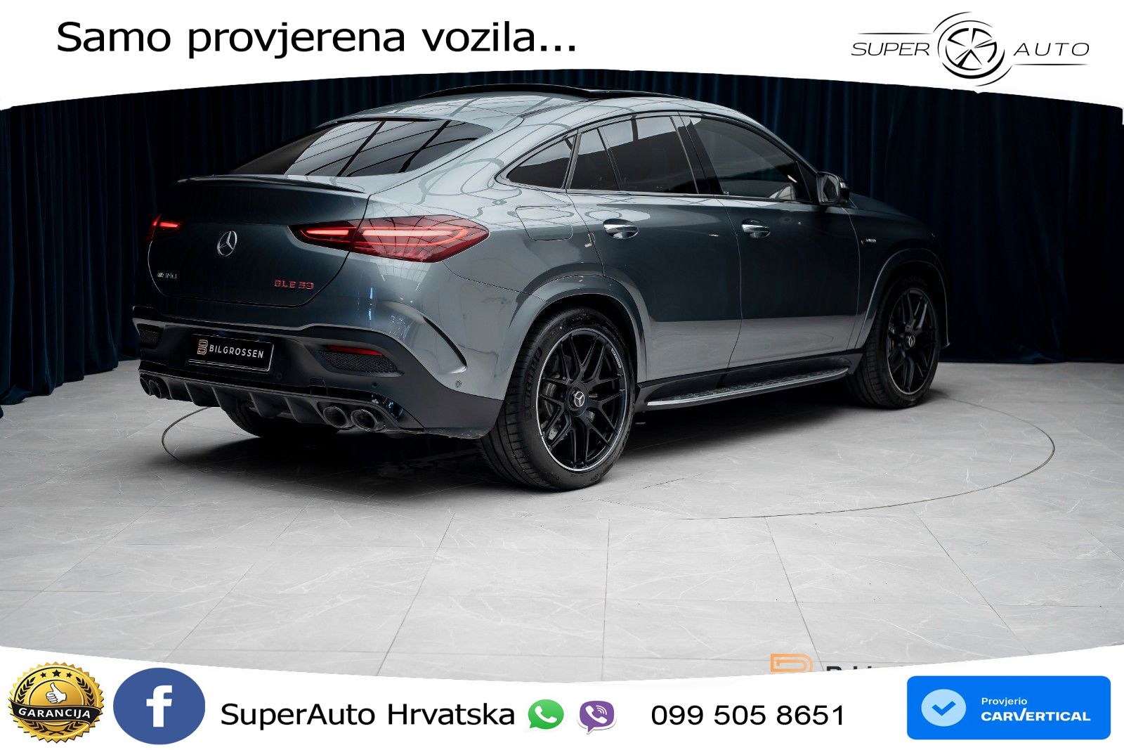 Mercedes AMG GLE 53 (435 KS) EQ Boost 4MATIC+ AMG SPEEDSHIFT TCT 9G LED+GR SJED+ACC