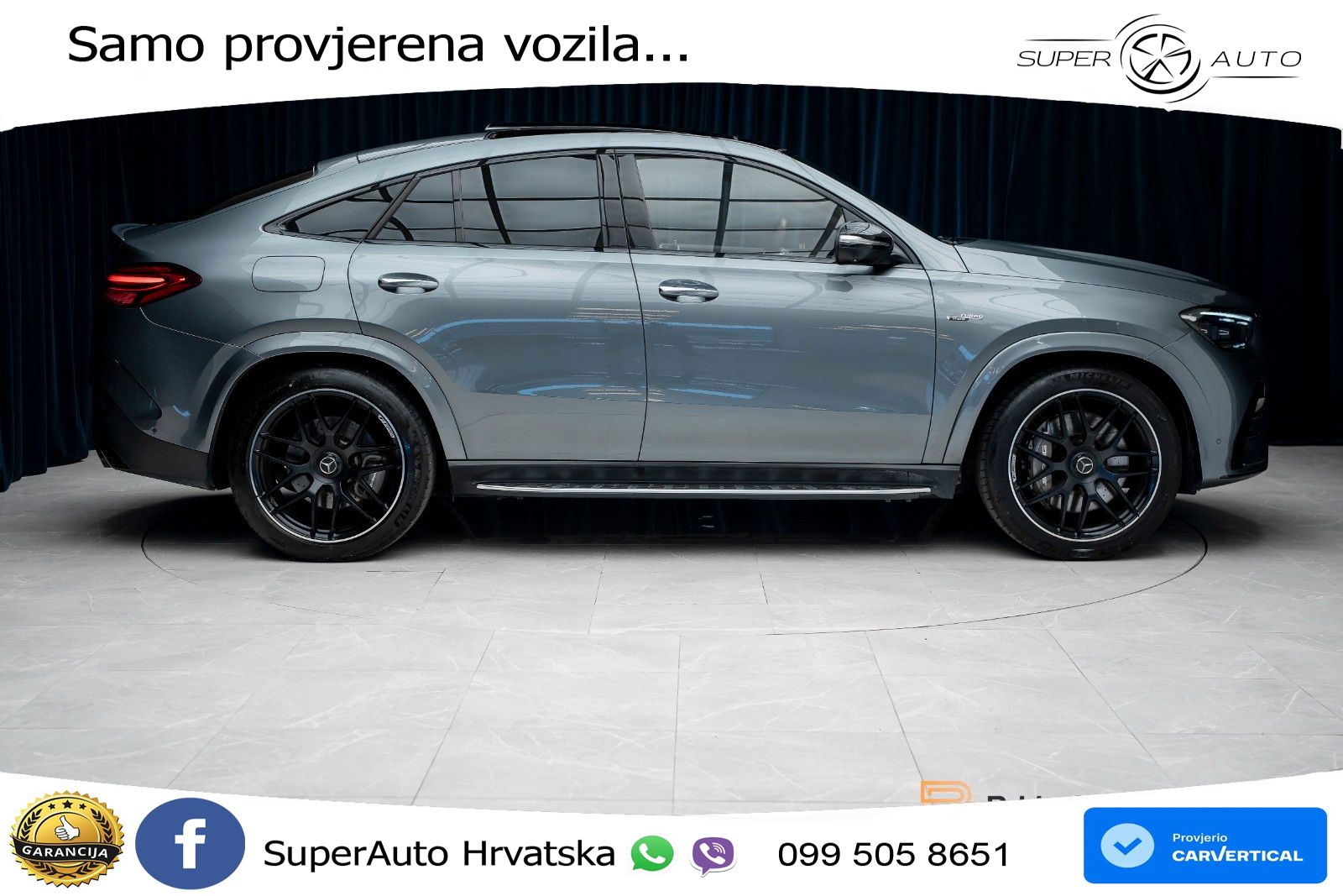 Mercedes AMG GLE 53 (435 KS) EQ Boost 4MATIC+ AMG SPEEDSHIFT TCT 9G LED+GR SJED+ACC