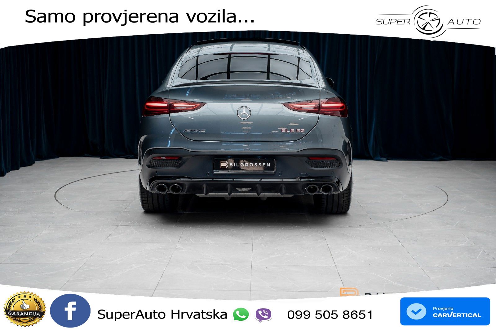 Mercedes AMG GLE 53 (435 KS) EQ Boost 4MATIC+ AMG SPEEDSHIFT TCT 9G LED+GR SJED+ACC