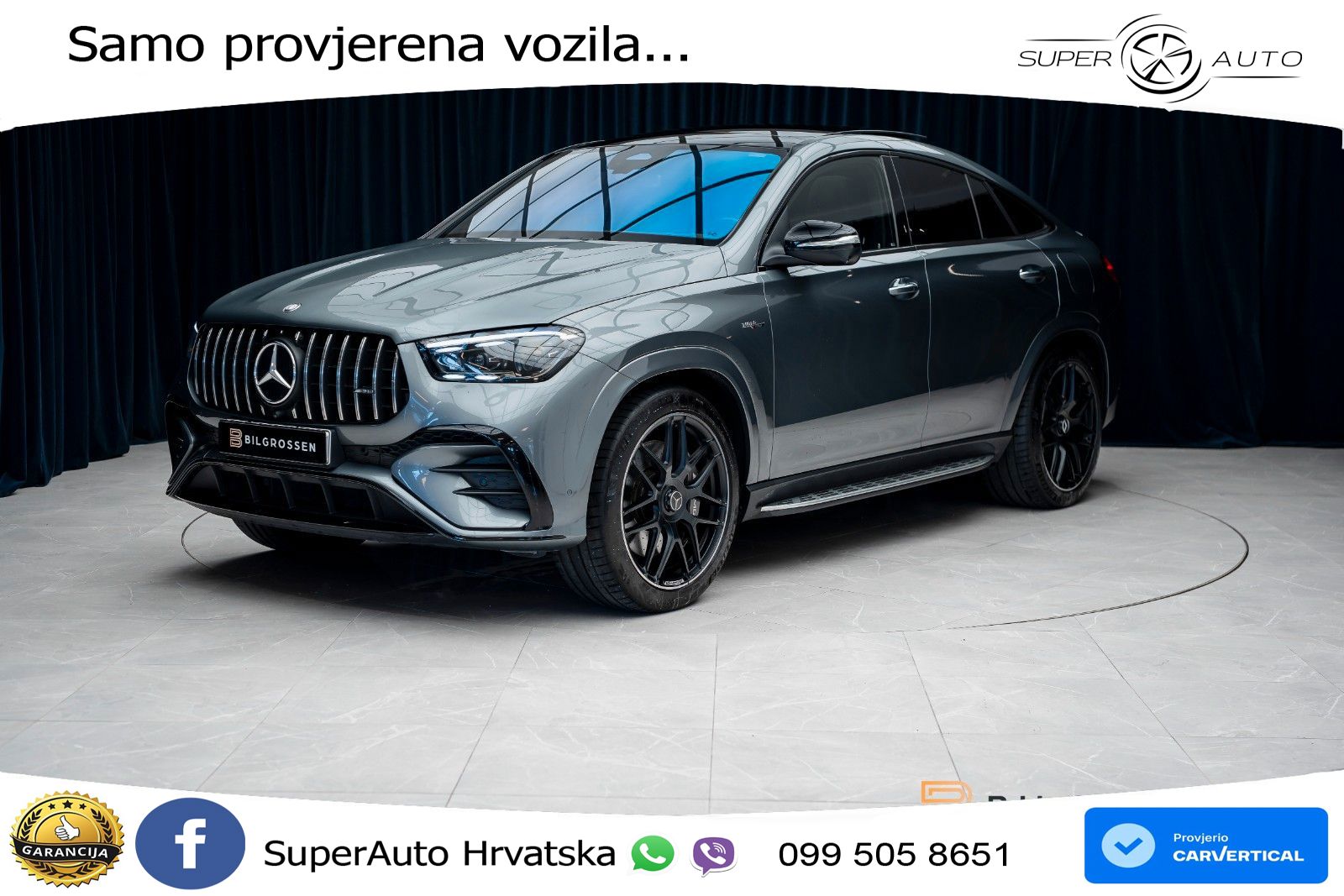 Mercedes AMG GLE 53 (435 KS) EQ Boost 4MATIC+ AMG SPEEDSHIFT TCT 9G LED+GR SJED+ACC
