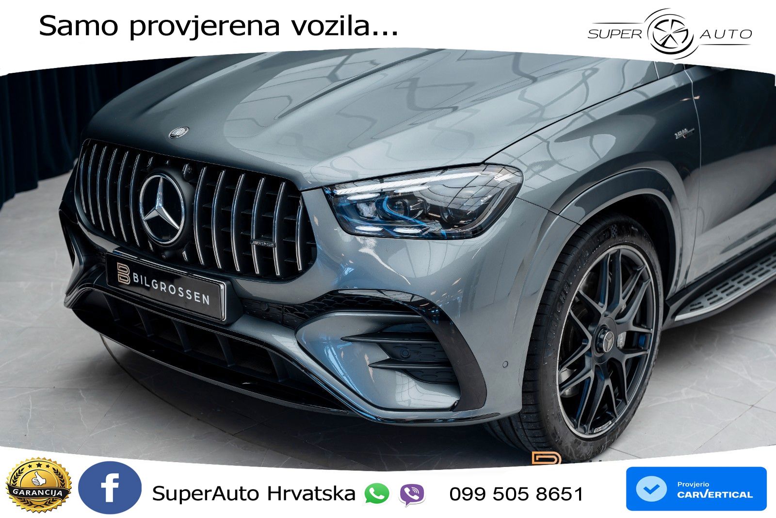 Mercedes AMG GLE 53 (435 KS) EQ Boost 4MATIC+ AMG SPEEDSHIFT TCT 9G LED+GR SJED+ACC