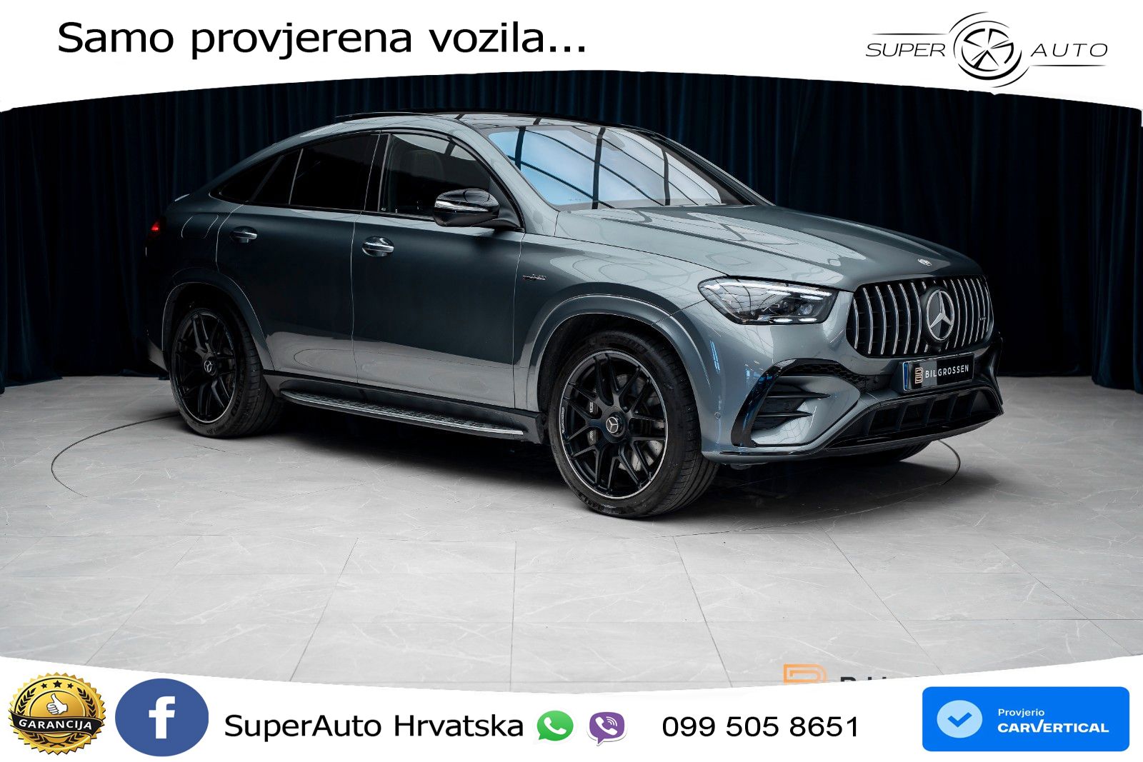 Mercedes AMG GLE 53 (435 KS) EQ Boost 4MATIC+ AMG SPEEDSHIFT TCT 9G LED+GR SJED+ACC