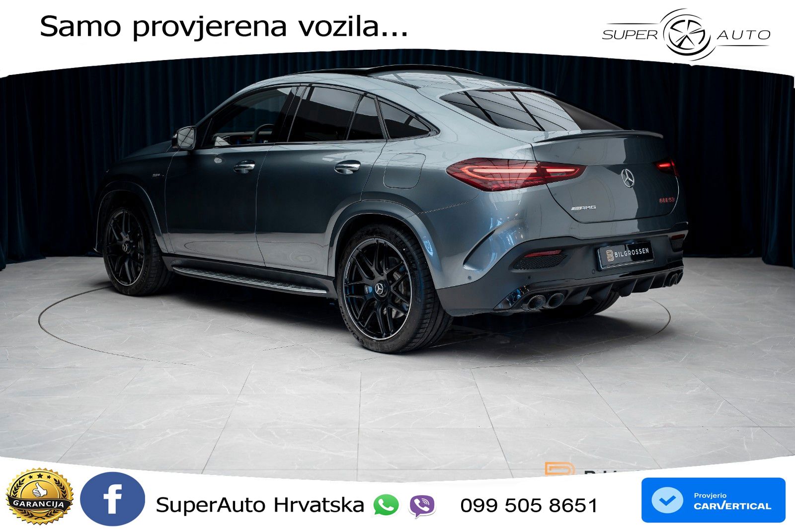 Mercedes AMG GLE 53 (435 KS) EQ Boost 4MATIC+ AMG SPEEDSHIFT TCT 9G LED+GR SJED+ACC