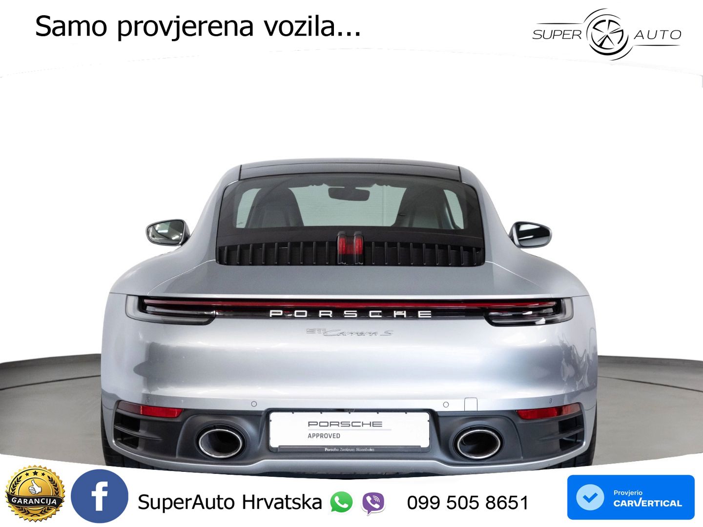 Porsche 911 Carrera S 3.0 (450 KS) PDK LED+GR SJED+ACC