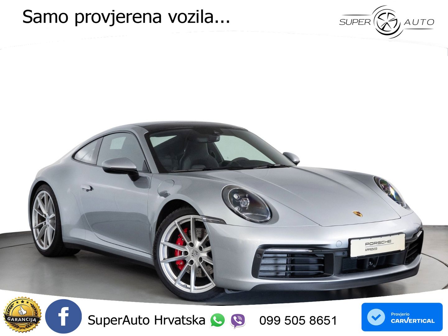 Porsche 911 Carrera S 3.0 (450 KS) PDK LED+GR SJED+ACC