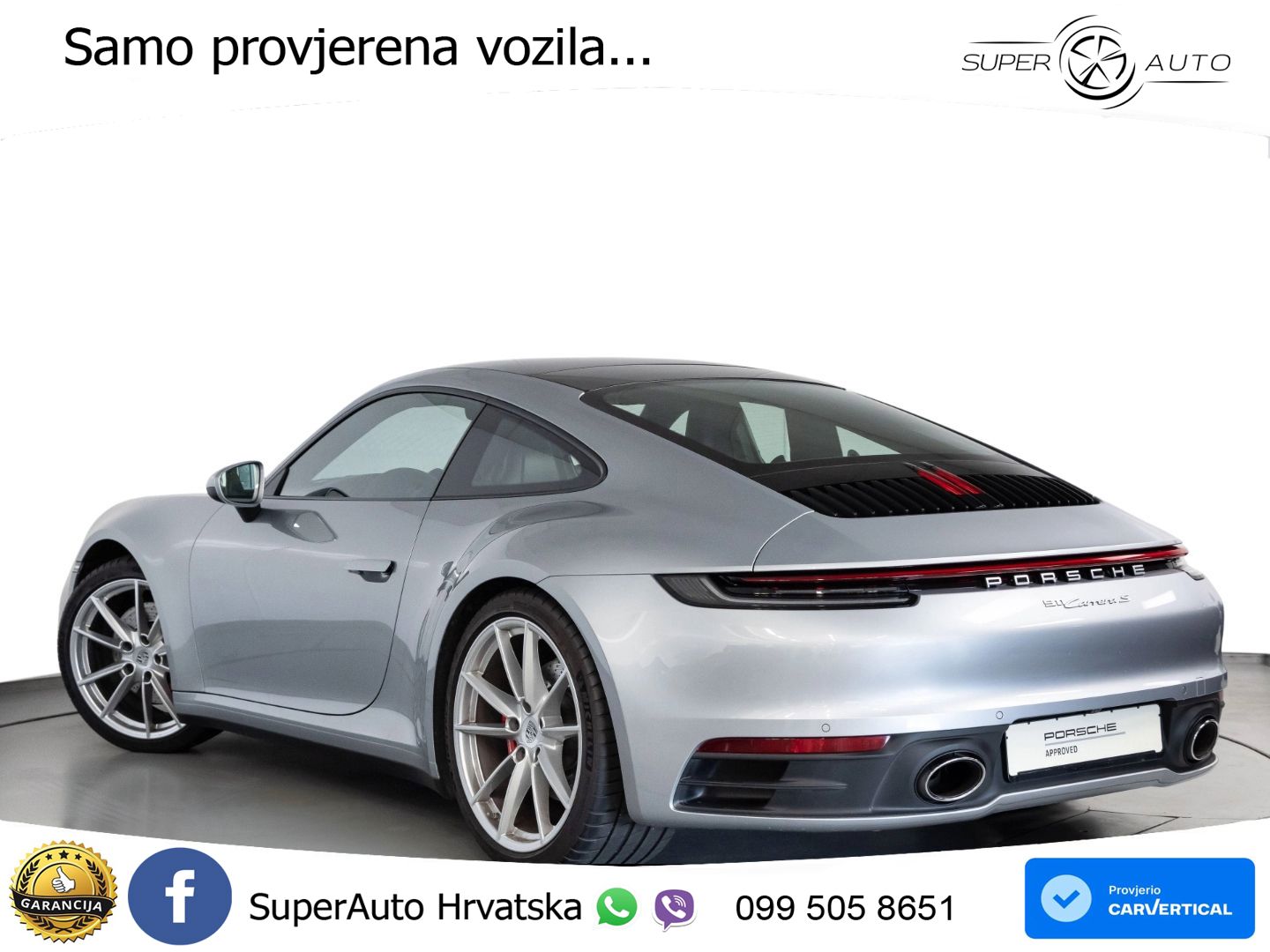 Porsche 911 Carrera S 3.0 (450 KS) PDK LED+GR SJED+ACC