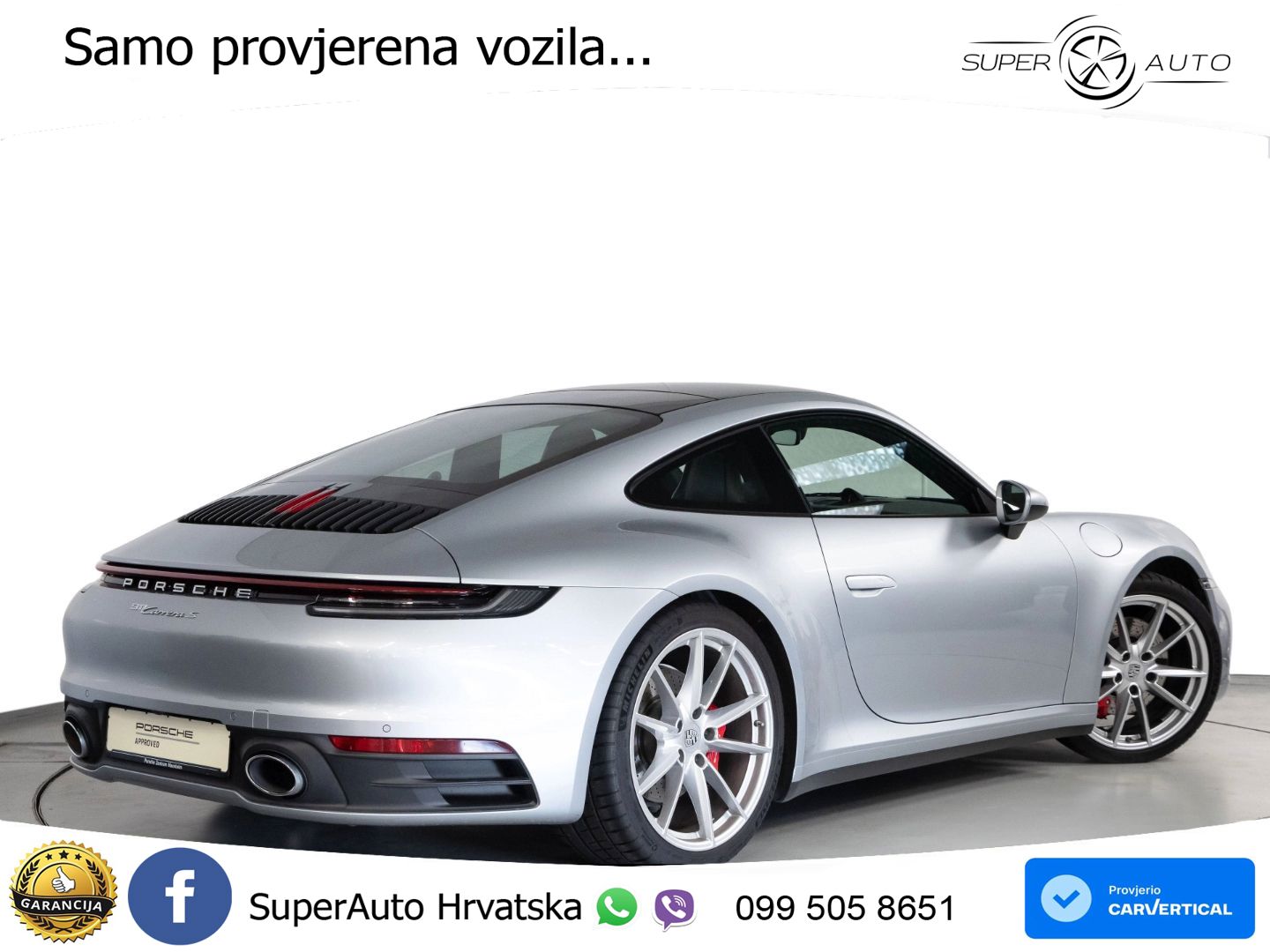 Porsche 911 Carrera S 3.0 (450 KS) PDK LED+GR SJED+ACC