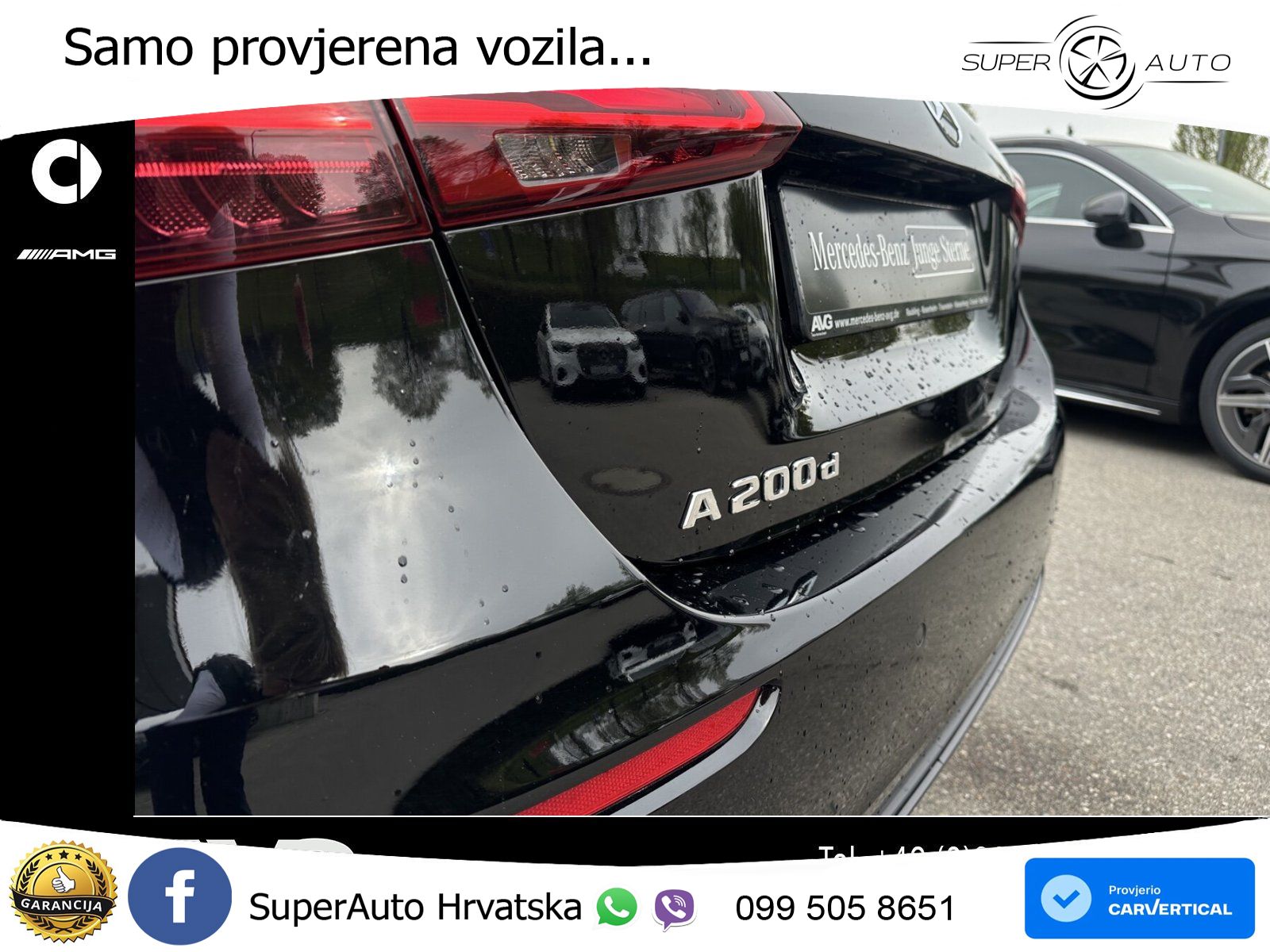 Mercedes-Benz A 200d 8G-DCT LED+GR SJED+ACC