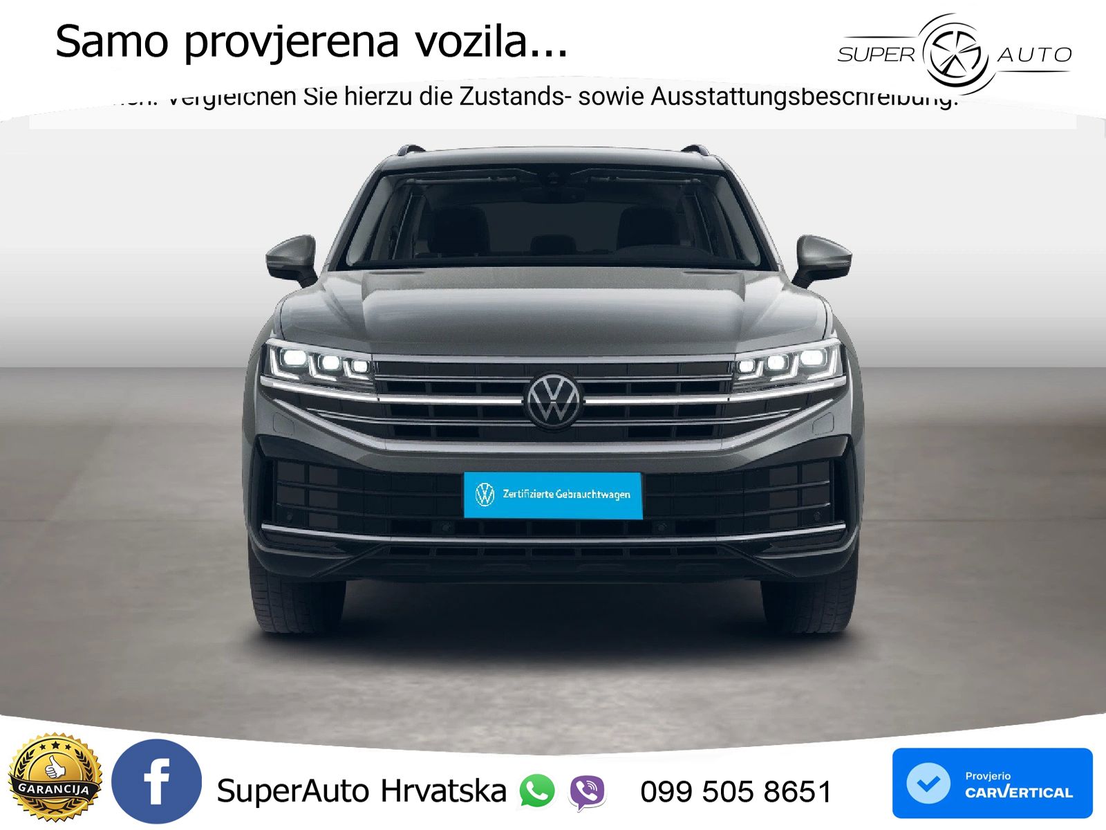 Volkswagen Touareg 3.0 V6 TDI (231 KS) 4MOTION Tiptronic ZRAČNI+ACC+GR SJED+KAM