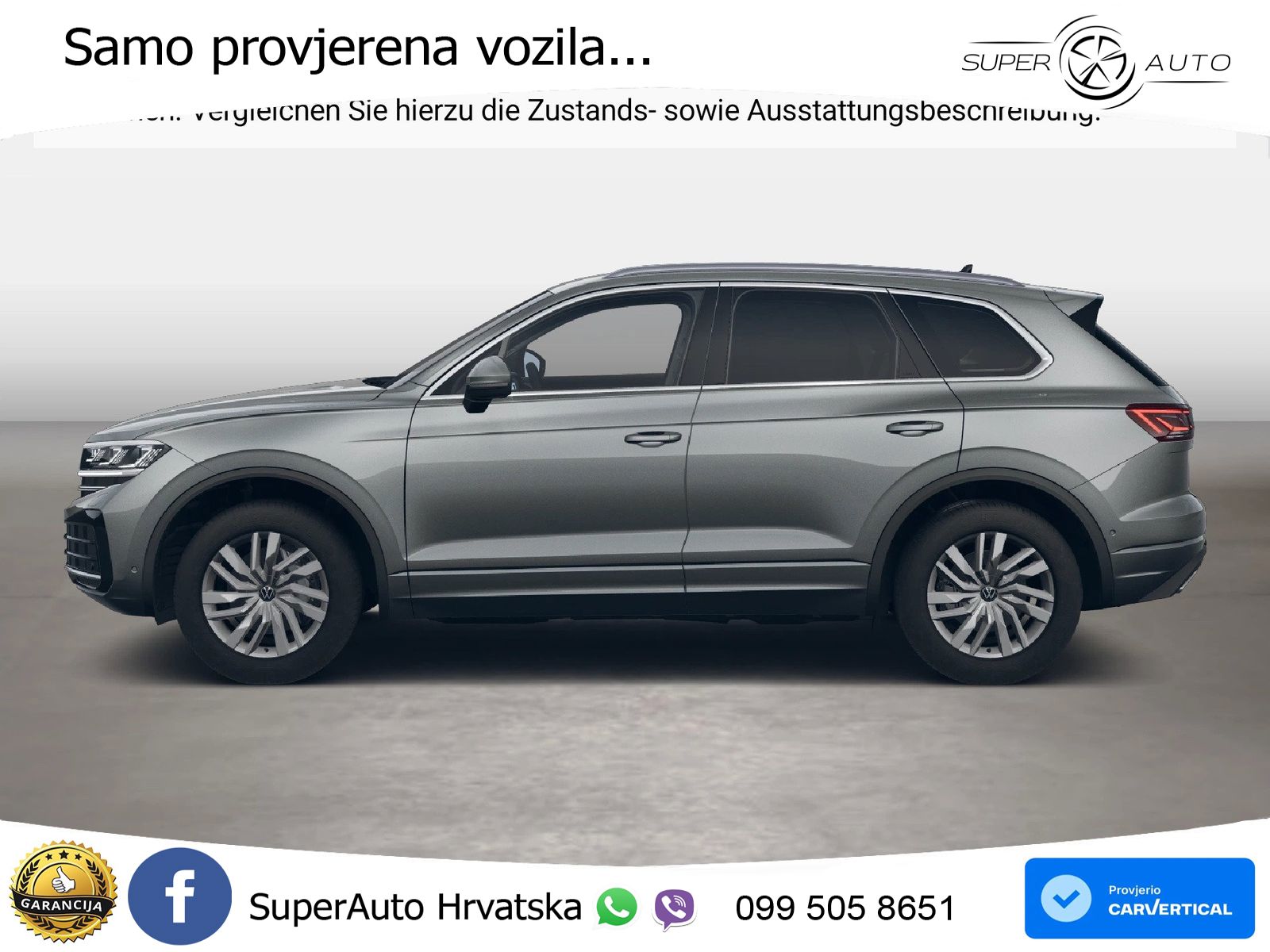 Volkswagen Touareg 3.0 V6 TDI (231 KS) 4MOTION Tiptronic ZRAČNI+ACC+GR SJED+KAM
