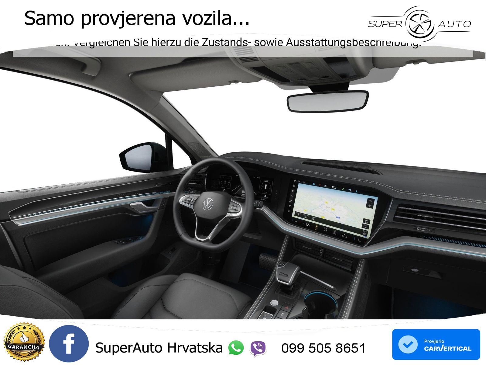 Volkswagen Touareg 3.0 V6 TDI (231 KS) 4MOTION Tiptronic ZRAČNI+ACC+GR SJED+KAM