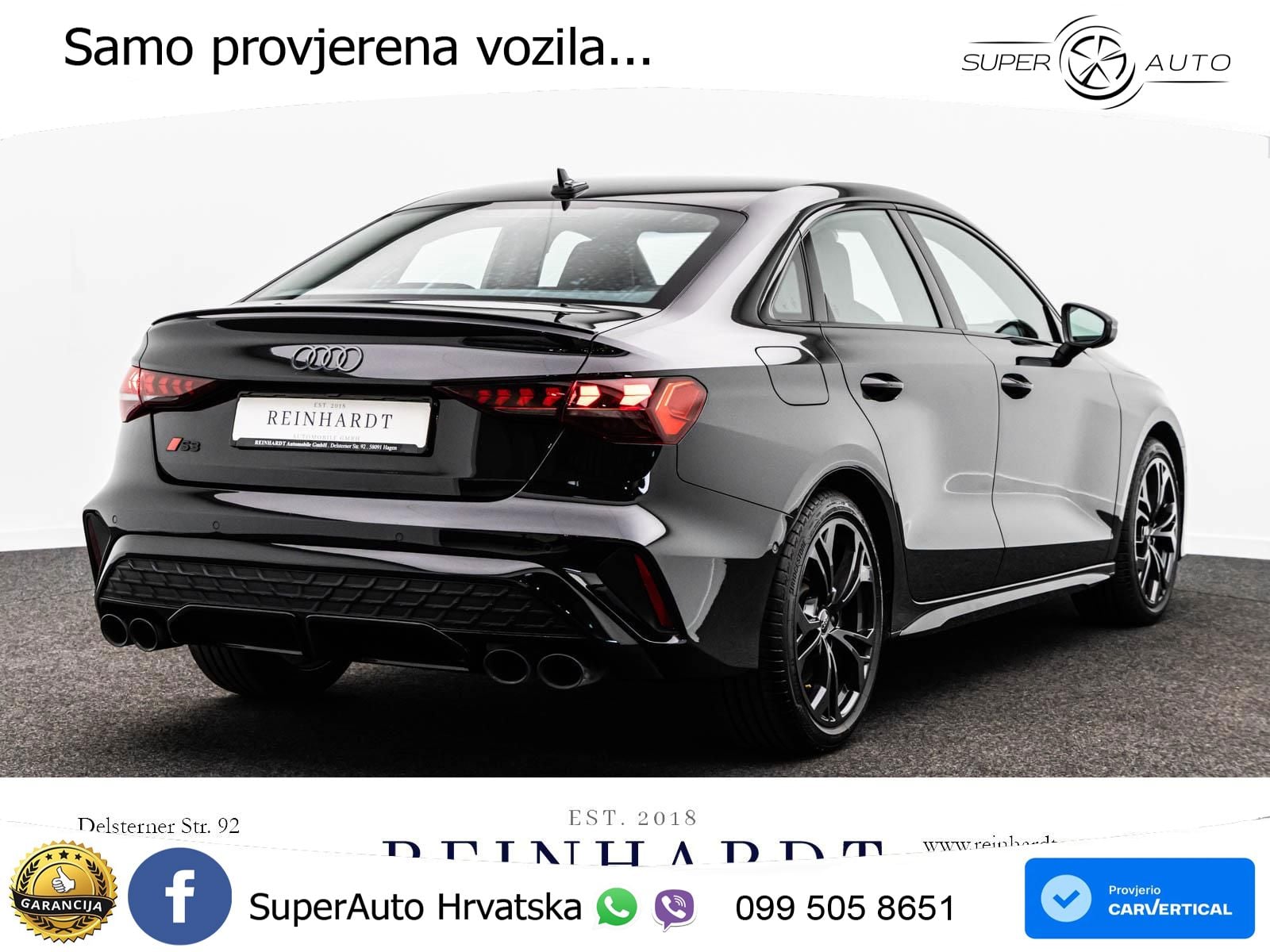 Audi S3 Limuzina 2.0 TFSI (333 KS) quattro S tronic