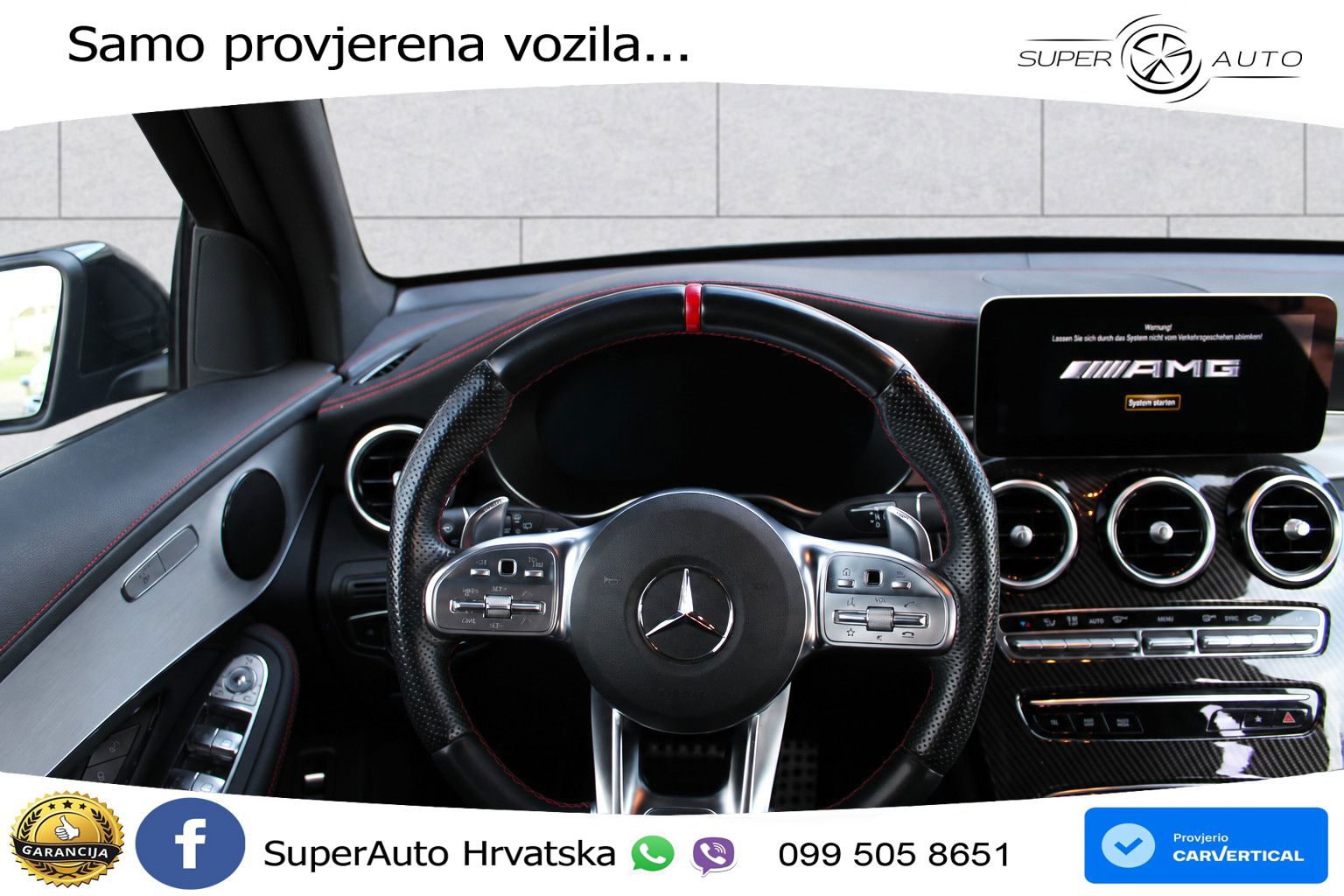 Mercedes AMG GLC 43 V6 (390 KS) 4MATIC TCT ZRAČNI+ACC+GR SJED+KAM+PANO