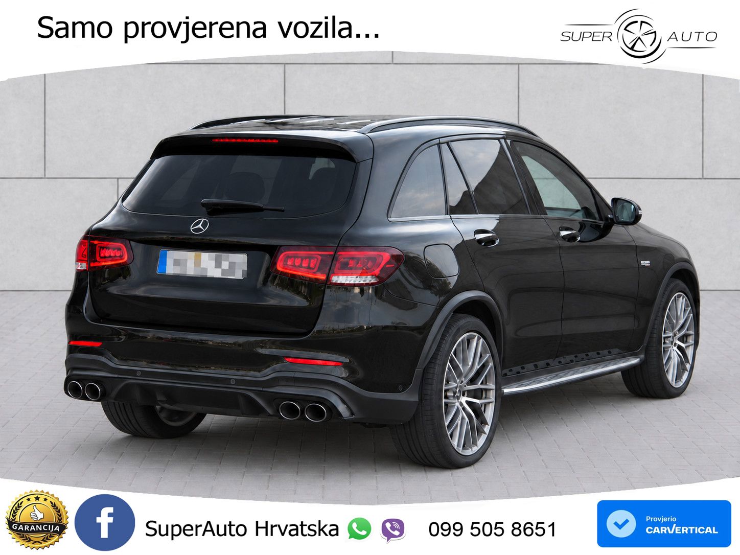 Mercedes AMG GLC 43 V6 (390 KS) 4MATIC TCT ZRAČNI+ACC+GR SJED+KAM+PANO