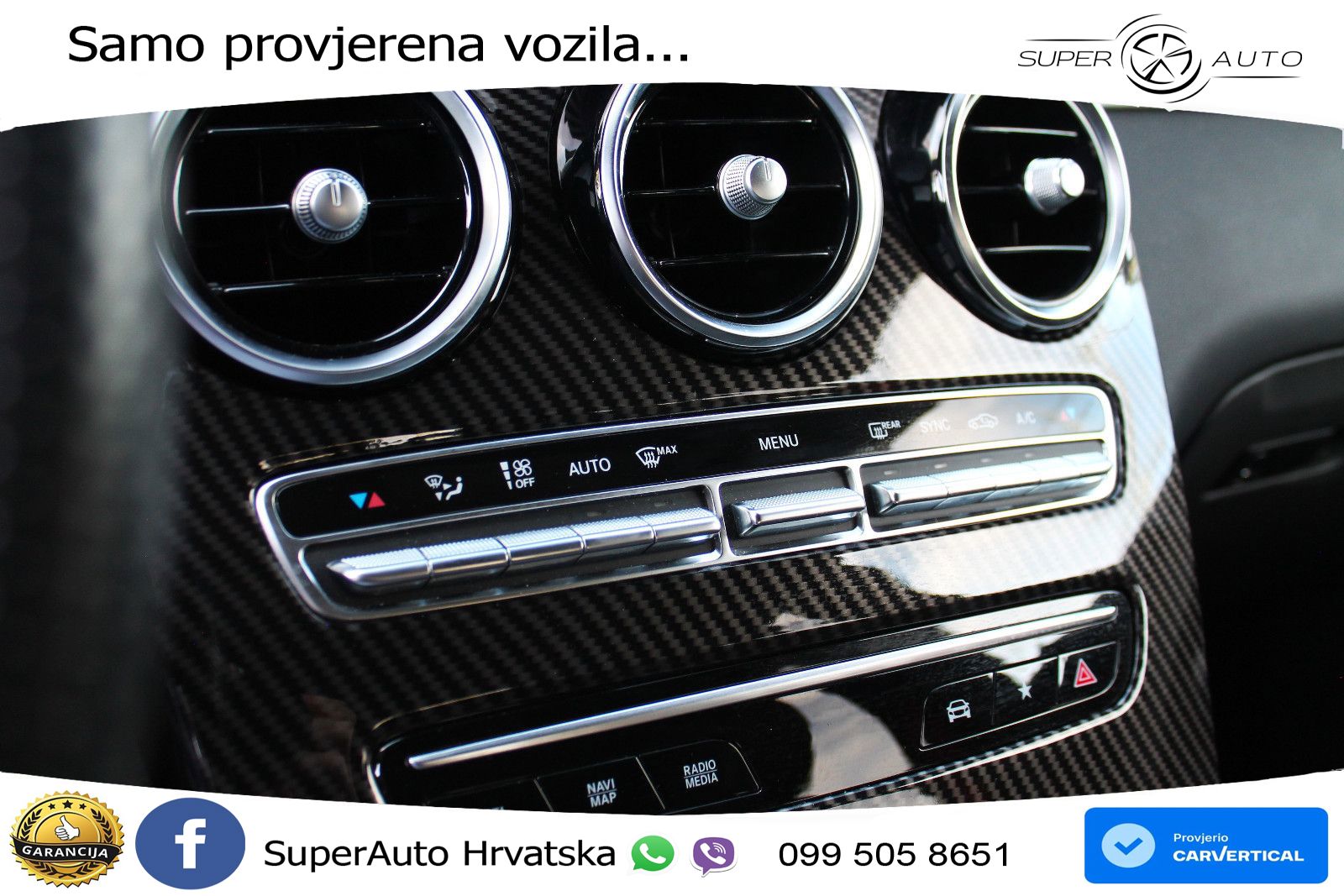 Mercedes AMG GLC 43 V6 (390 KS) 4MATIC TCT ZRAČNI+ACC+GR SJED+KAM+PANO