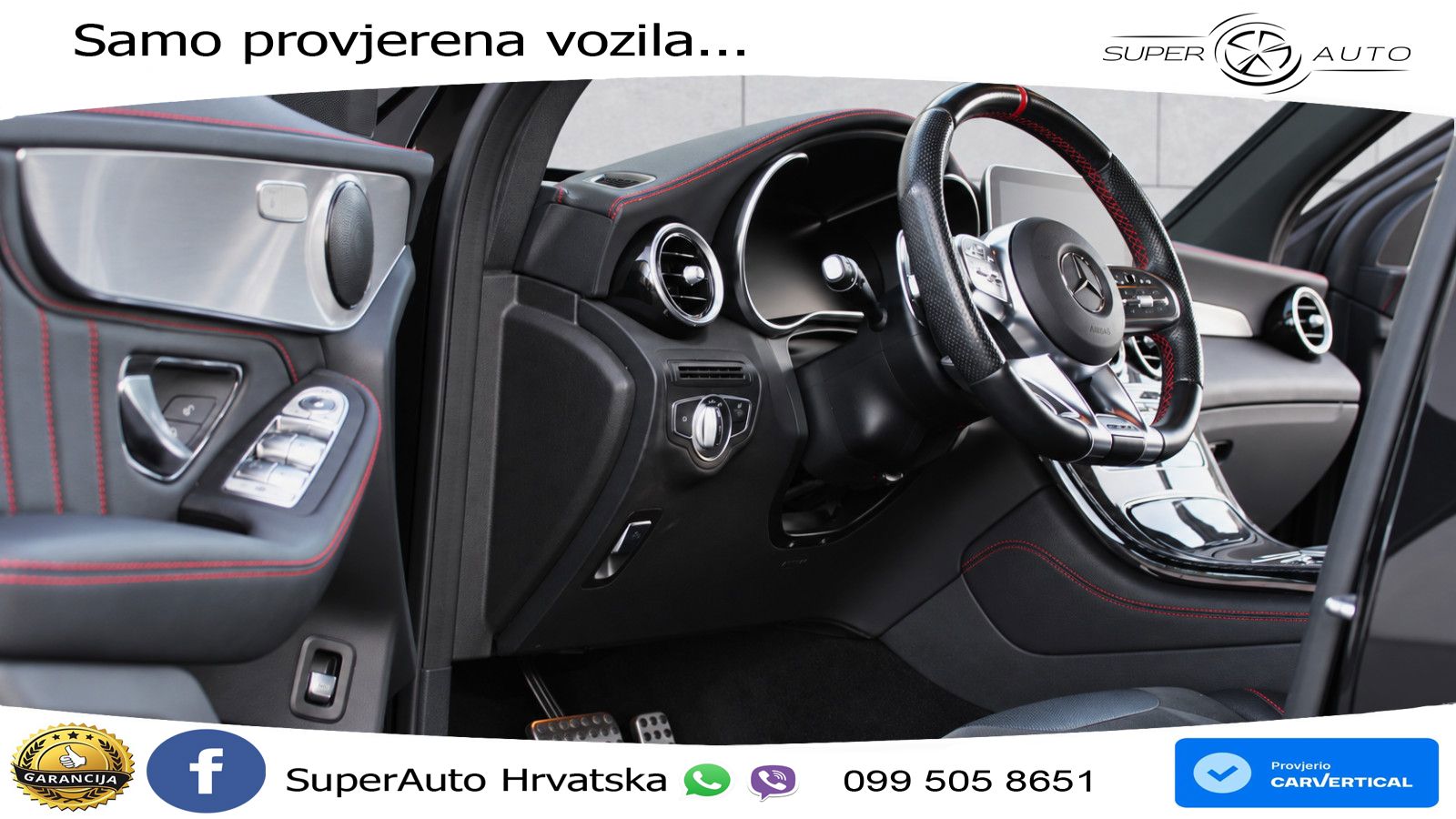 Mercedes AMG GLC 43 V6 (390 KS) 4MATIC TCT ZRAČNI+ACC+GR SJED+KAM+PANO