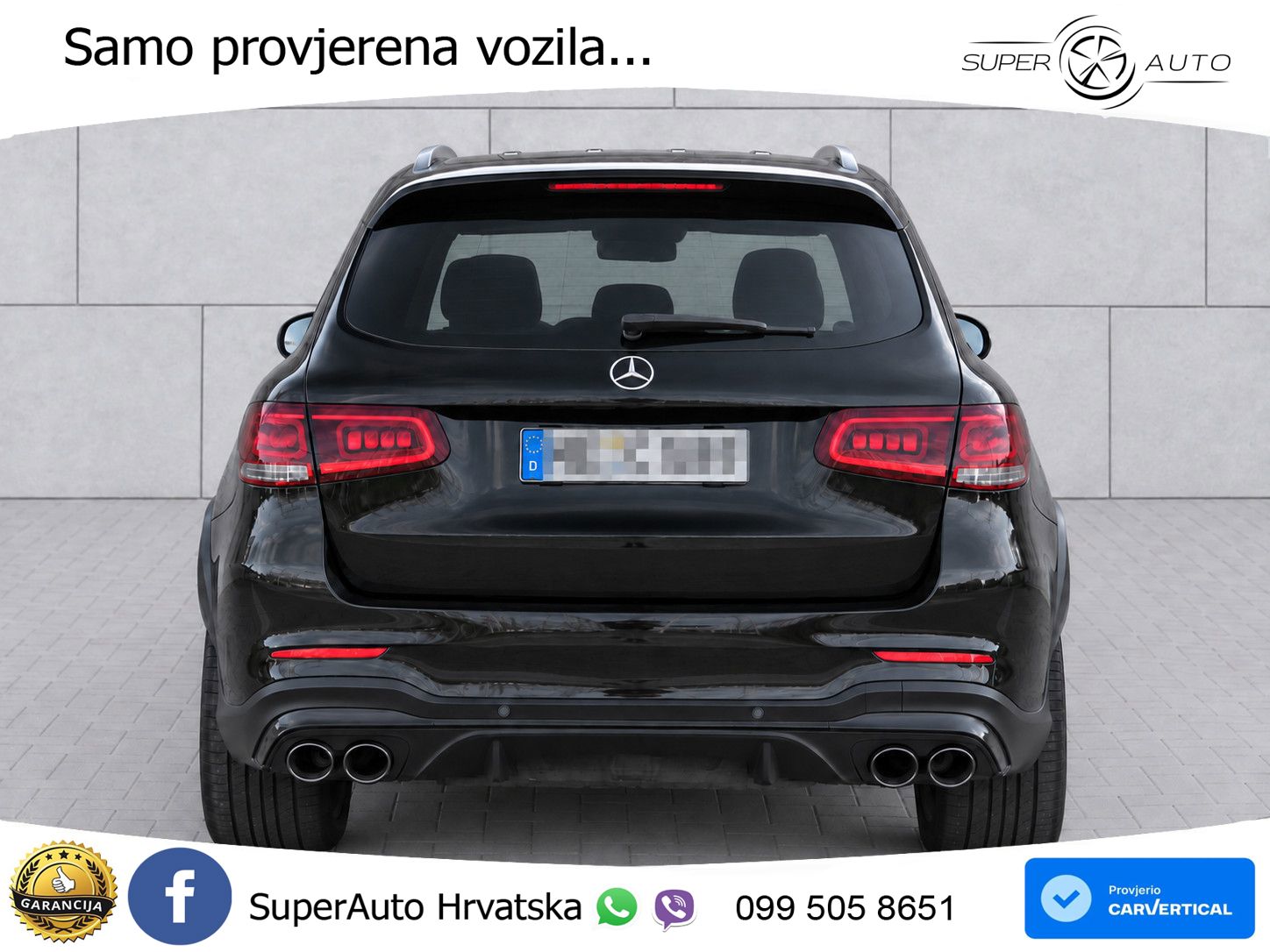 Mercedes AMG GLC 43 V6 (390 KS) 4MATIC TCT ZRAČNI+ACC+GR SJED+KAM+PANO