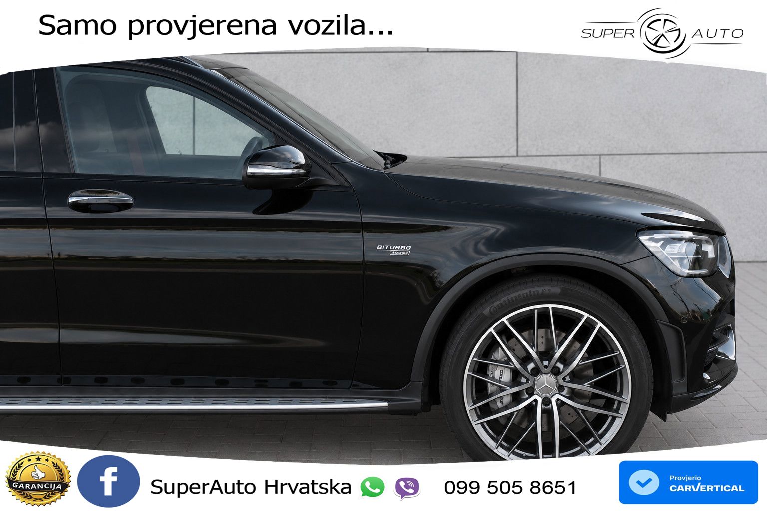 Mercedes AMG GLC 43 V6 (390 KS) 4MATIC TCT ZRAČNI+ACC+GR SJED+KAM+PANO
