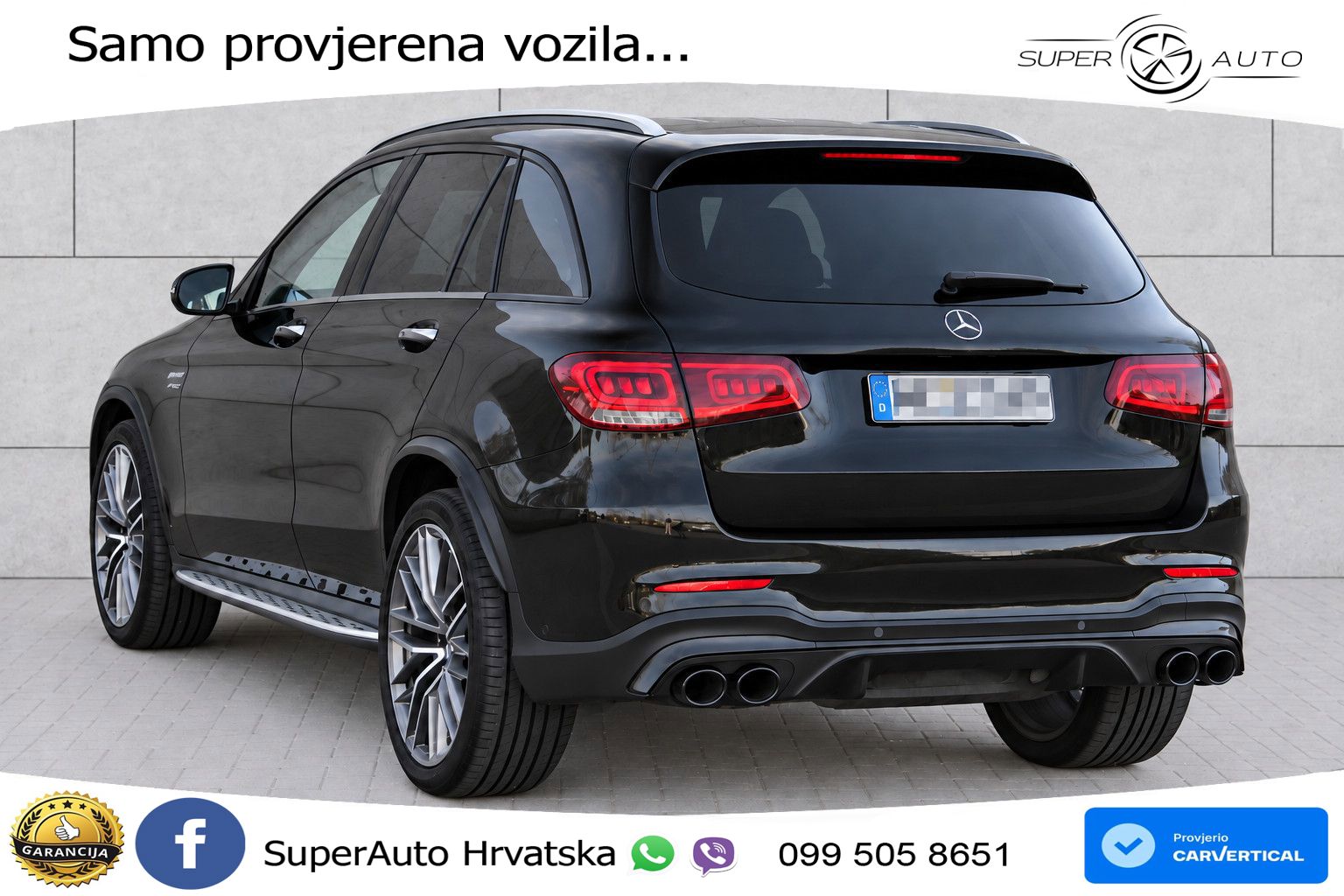 Mercedes AMG GLC 43 V6 (390 KS) 4MATIC TCT ZRAČNI+ACC+GR SJED+KAM+PANO