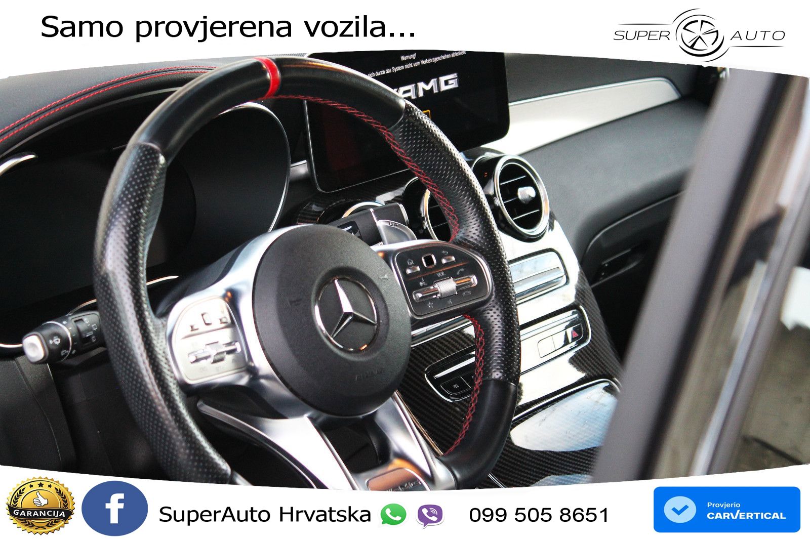 Mercedes AMG GLC 43 V6 (390 KS) 4MATIC TCT ZRAČNI+ACC+GR SJED+KAM+PANO