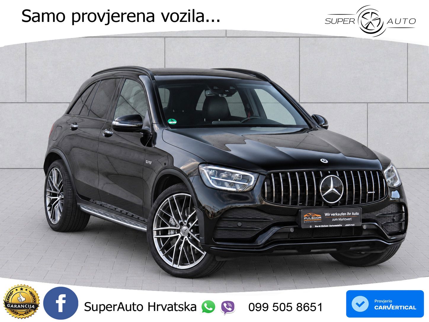 Mercedes AMG GLC 43 V6 (390 KS) 4MATIC TCT ZRAČNI+ACC+GR SJED+KAM+PANO