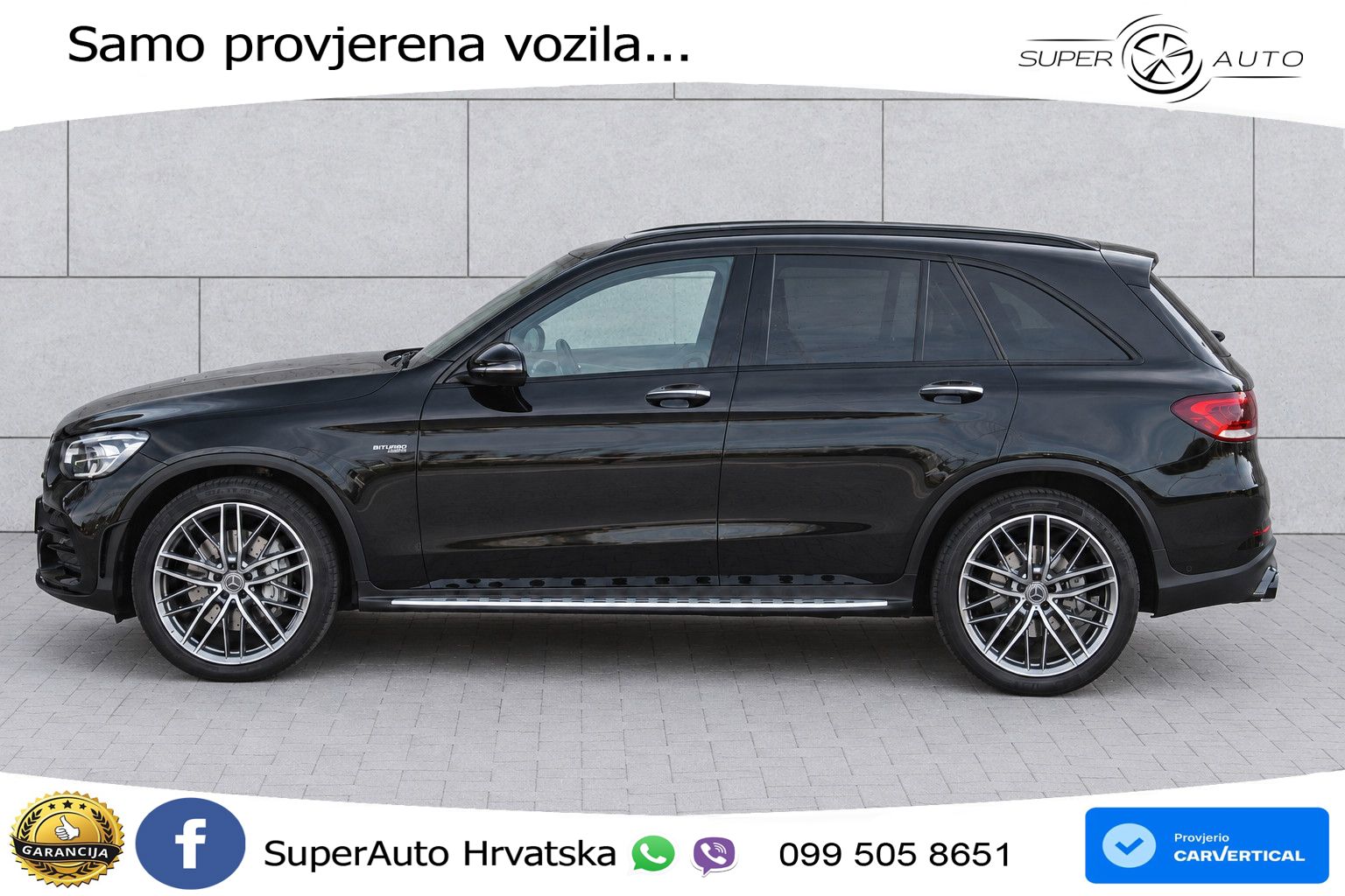 Mercedes AMG GLC 43 V6 (390 KS) 4MATIC TCT ZRAČNI+ACC+GR SJED+KAM+PANO