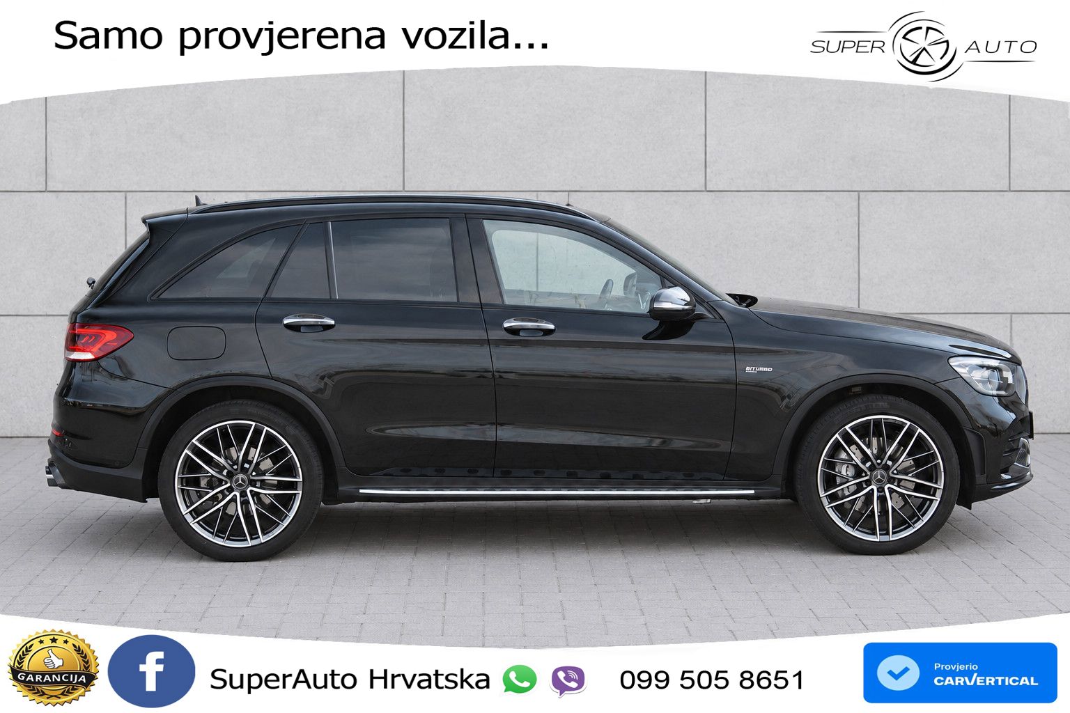 Mercedes AMG GLC 43 V6 (390 KS) 4MATIC TCT ZRAČNI+ACC+GR SJED+KAM+PANO