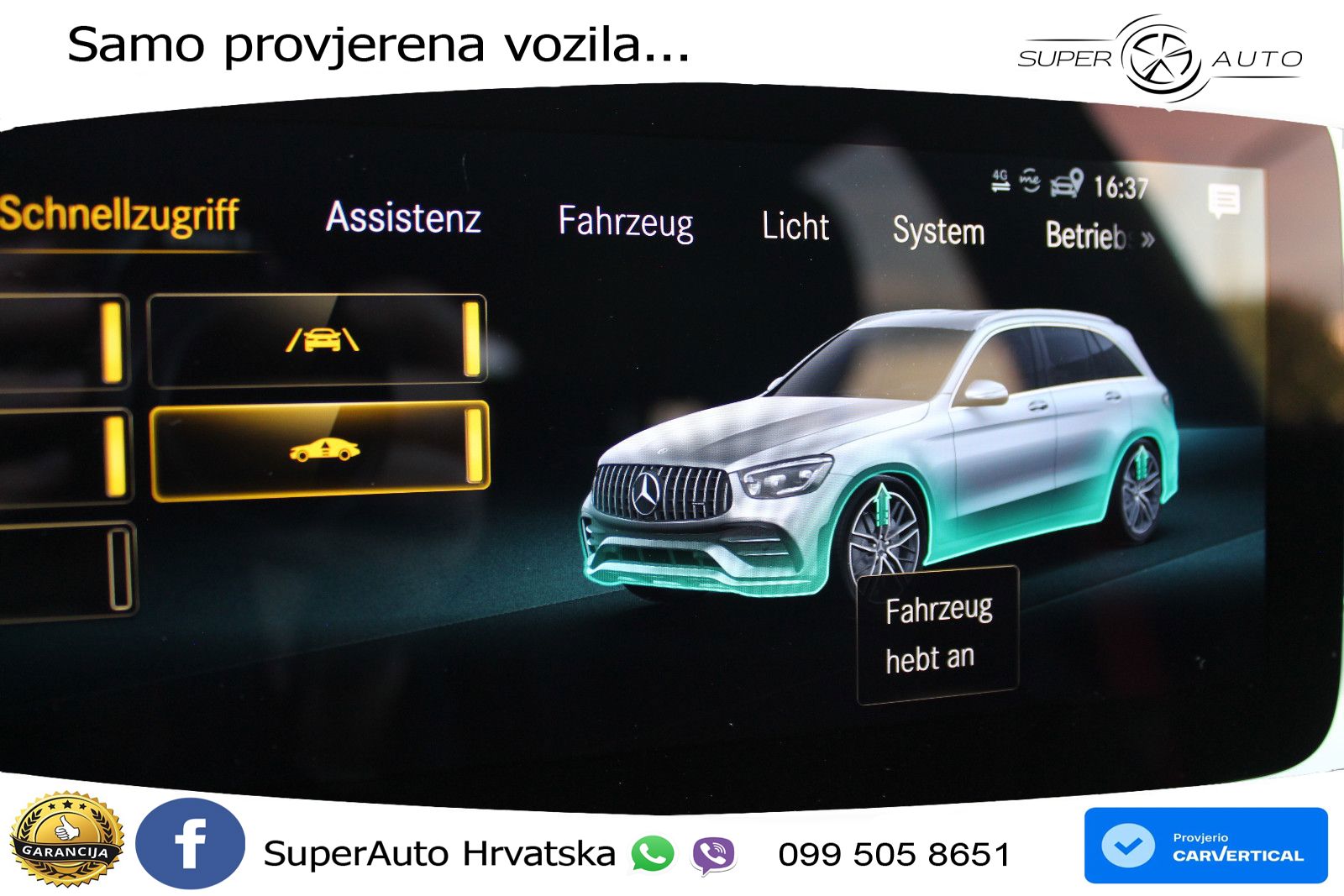 Mercedes AMG GLC 43 V6 (390 KS) 4MATIC TCT ZRAČNI+ACC+GR SJED+KAM+PANO
