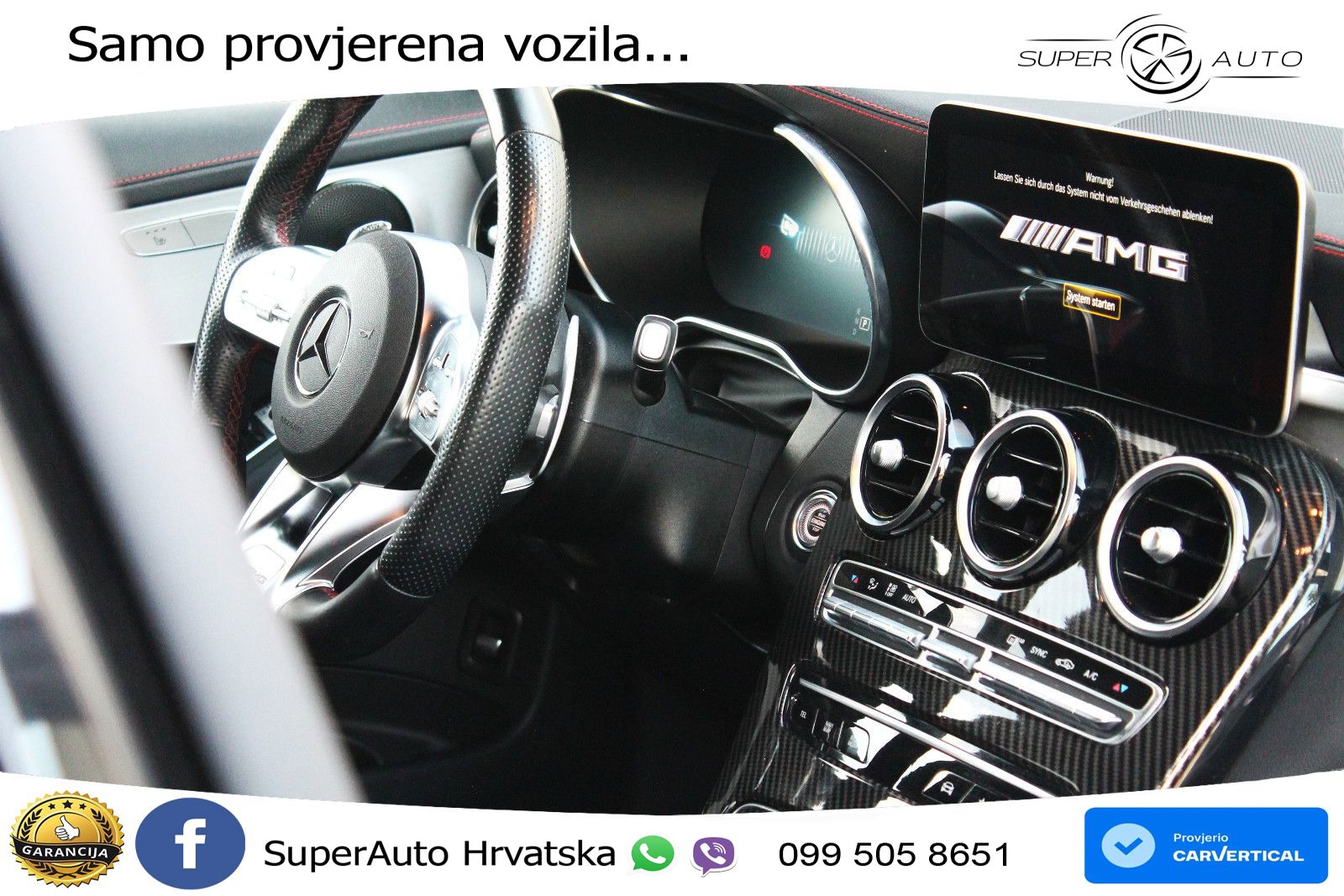 Mercedes AMG GLC 43 V6 (390 KS) 4MATIC TCT ZRAČNI+ACC+GR SJED+KAM+PANO