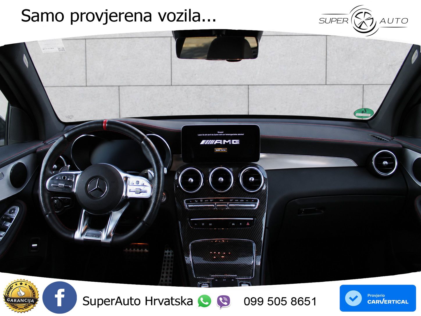 Mercedes AMG GLC 43 V6 (390 KS) 4MATIC TCT ZRAČNI+ACC+GR SJED+KAM+PANO