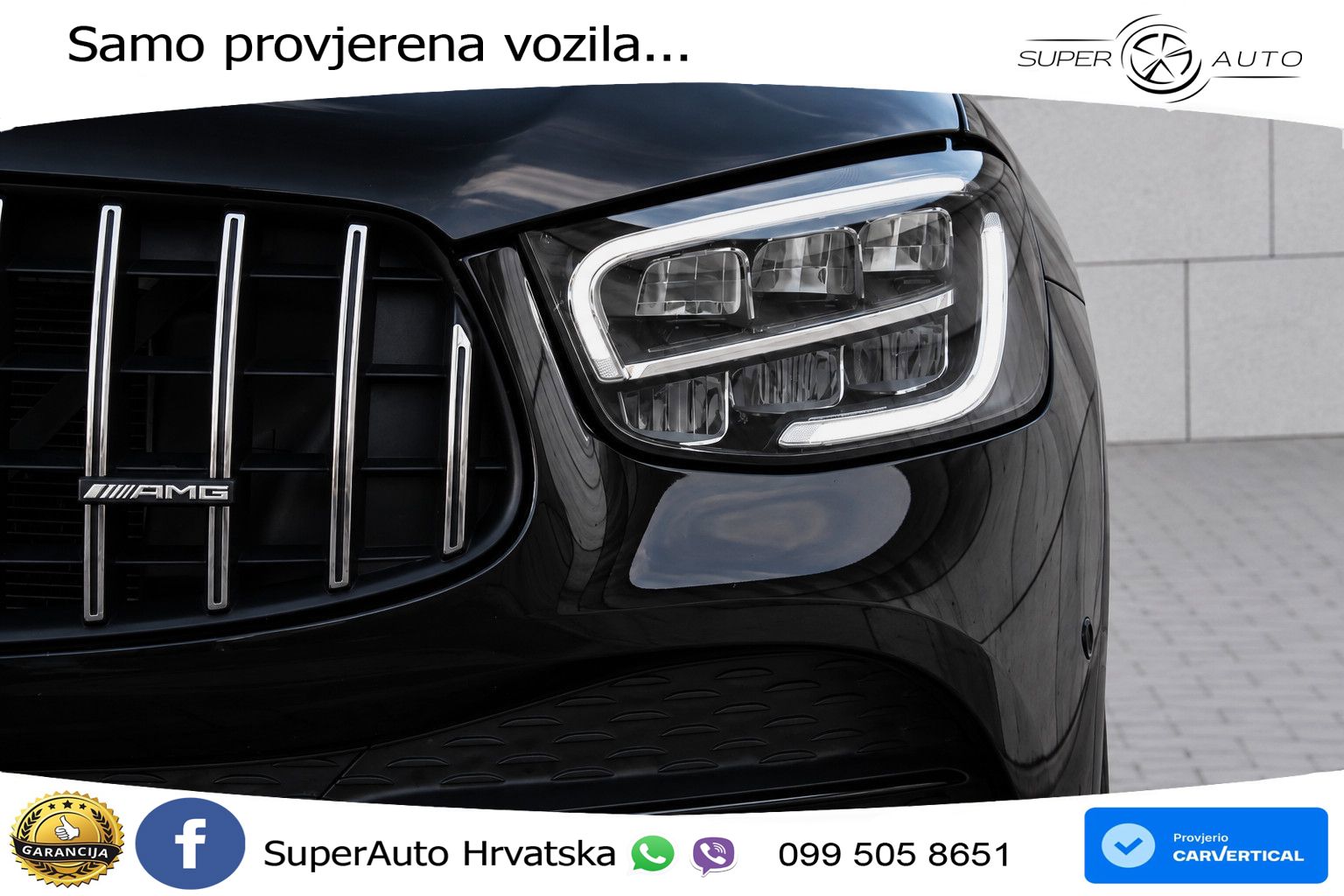 Mercedes AMG GLC 43 V6 (390 KS) 4MATIC TCT ZRAČNI+ACC+GR SJED+KAM+PANO