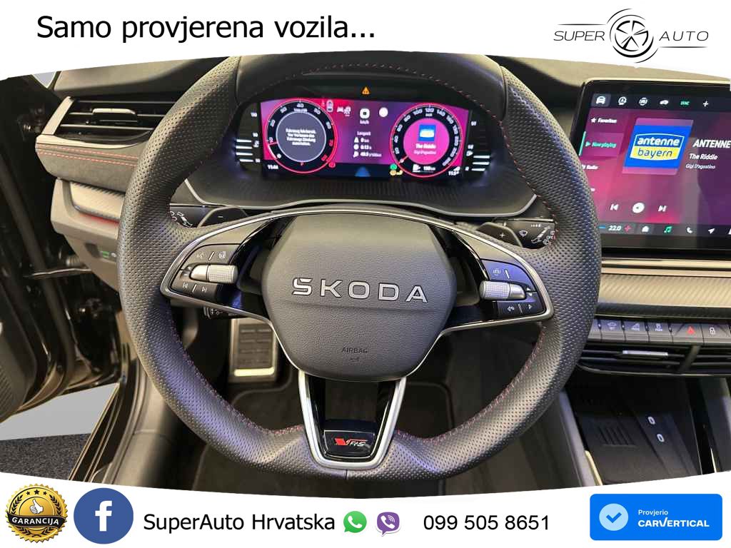 Škoda Octavia Combi RS 2.0 TSI (265 KS) DSG LED+GR SJED+ACC