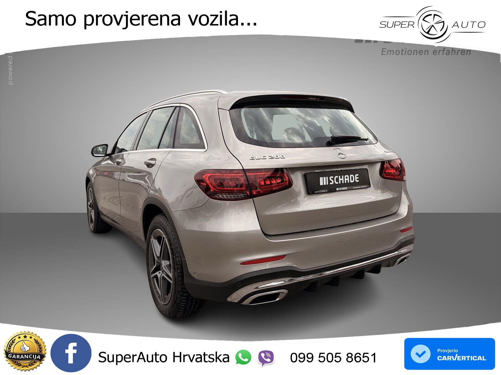 Mercedes GLC 200 (197 KS) 4MATIC G-TRONIC AMG LED+GR SJED+ACC