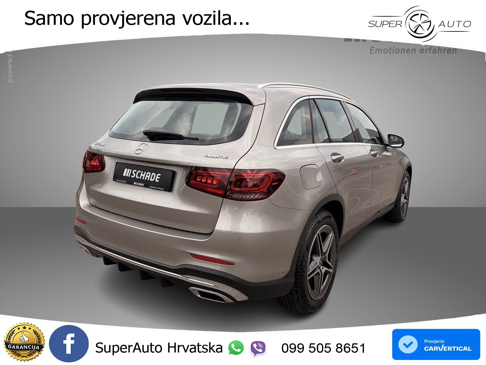 Mercedes GLC 200 (197 KS) 4MATIC G-TRONIC AMG LED+GR SJED+ACC