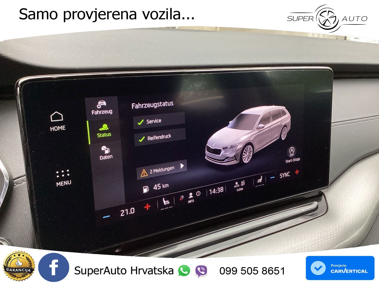 Škoda Octavia Combi 2.0 TDI (150 KS) DSG LED+GR SJED+ACC