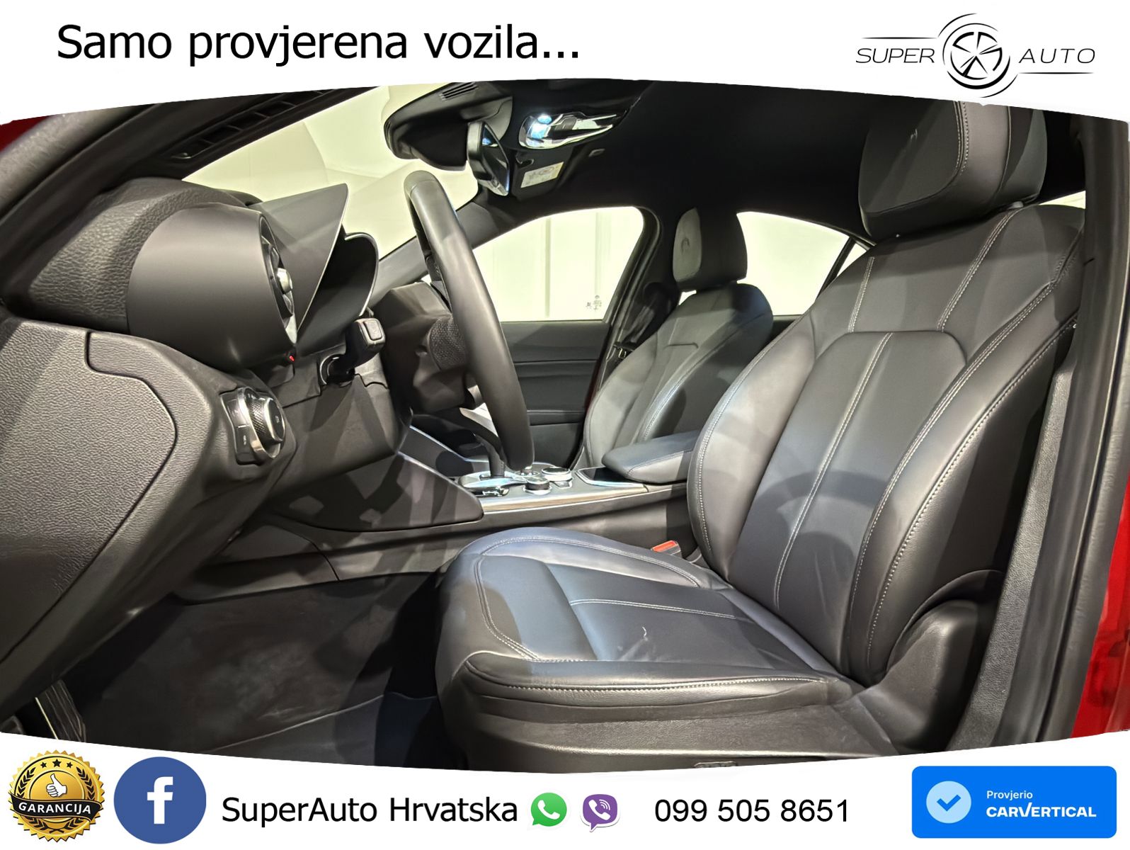 Alfa Romeo Giulia 2.0 Turbo (280 KS) Q4 Automatic LED+GR SJED+ACC
