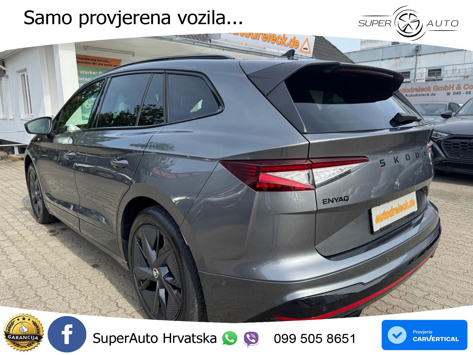 Škoda Enyaq iV RS 82 kWh (340 KS) AWD Lounge LED+GR SJED+ACC