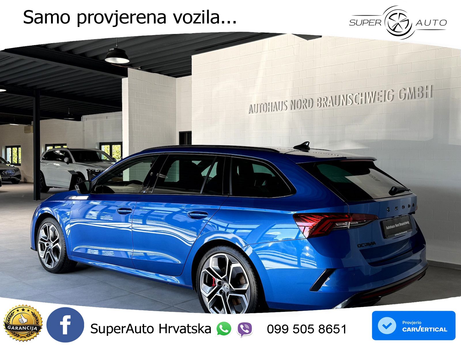 Škoda Octavia Combi RS 2.0 TSI (245 KS) DSG LED+GR SJED+ACC