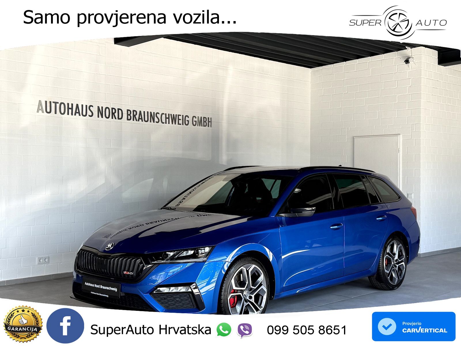 Škoda Octavia Combi RS 2.0 TSI (245 KS) DSG LED+GR SJED+ACC