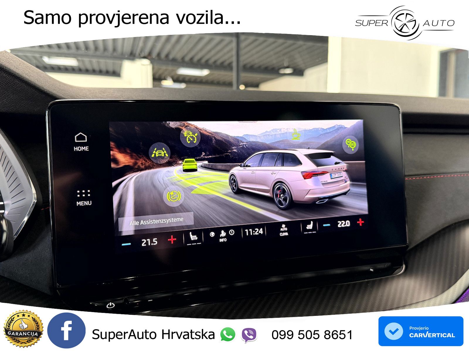 Škoda Octavia Combi RS 2.0 TSI (245 KS) DSG LED+GR SJED+ACC