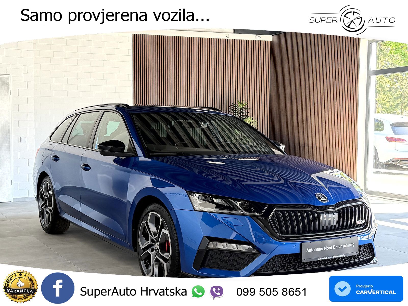 Škoda Octavia Combi RS 2.0 TSI (245 KS) DSG LED+GR SJED+ACC
