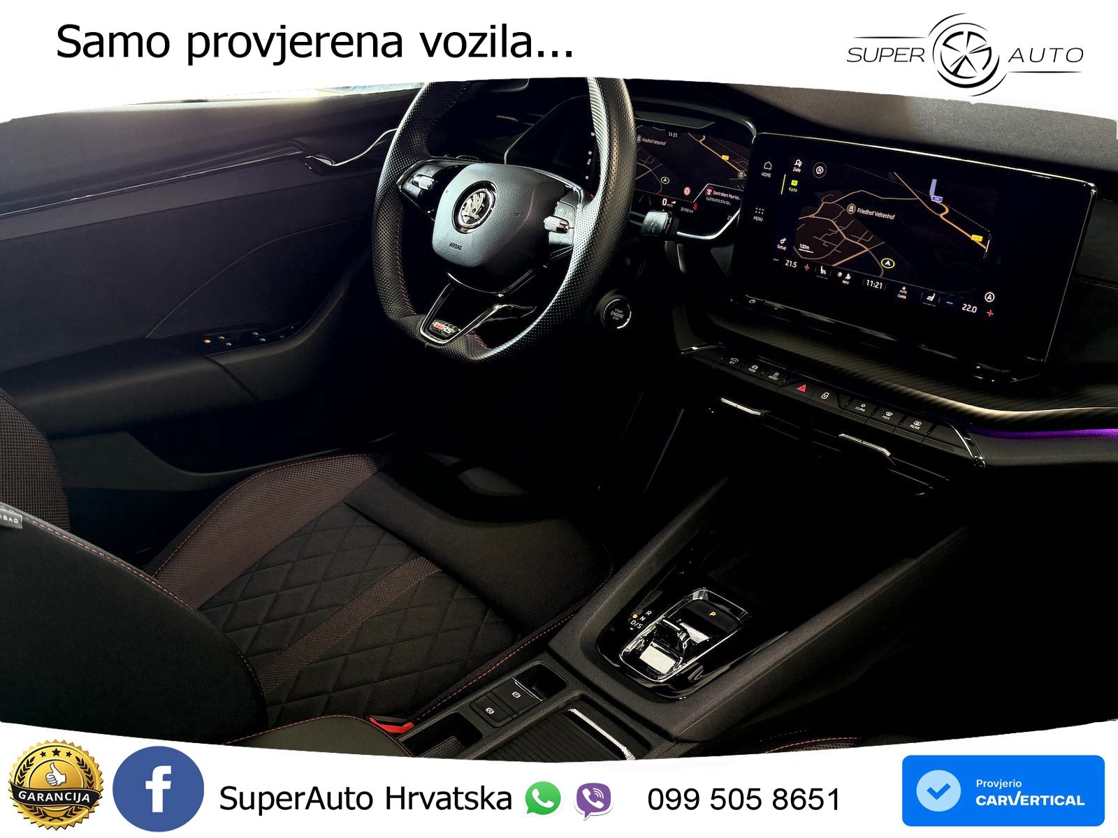 Škoda Octavia Combi RS 2.0 TSI (245 KS) DSG LED+GR SJED+ACC