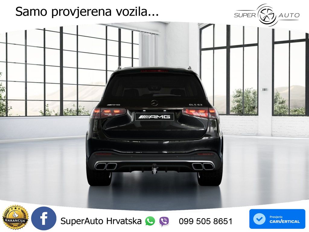 Mercedes-Benz GLS AMG GLS 63 V8 EQ Boost 4MATIC+ AMG SPEEDSHIFT TCT 9G ACC+HEAD+4xGR SJED+360+PANO