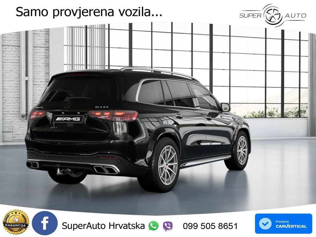 Mercedes-Benz GLS AMG GLS 63 V8 EQ Boost 4MATIC+ AMG SPEEDSHIFT TCT 9G ACC+HEAD+4xGR SJED+360+PANO