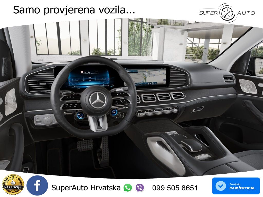 Mercedes-Benz GLS AMG GLS 63 V8 EQ Boost 4MATIC+ AMG SPEEDSHIFT TCT 9G ACC+HEAD+4xGR SJED+360+PANO