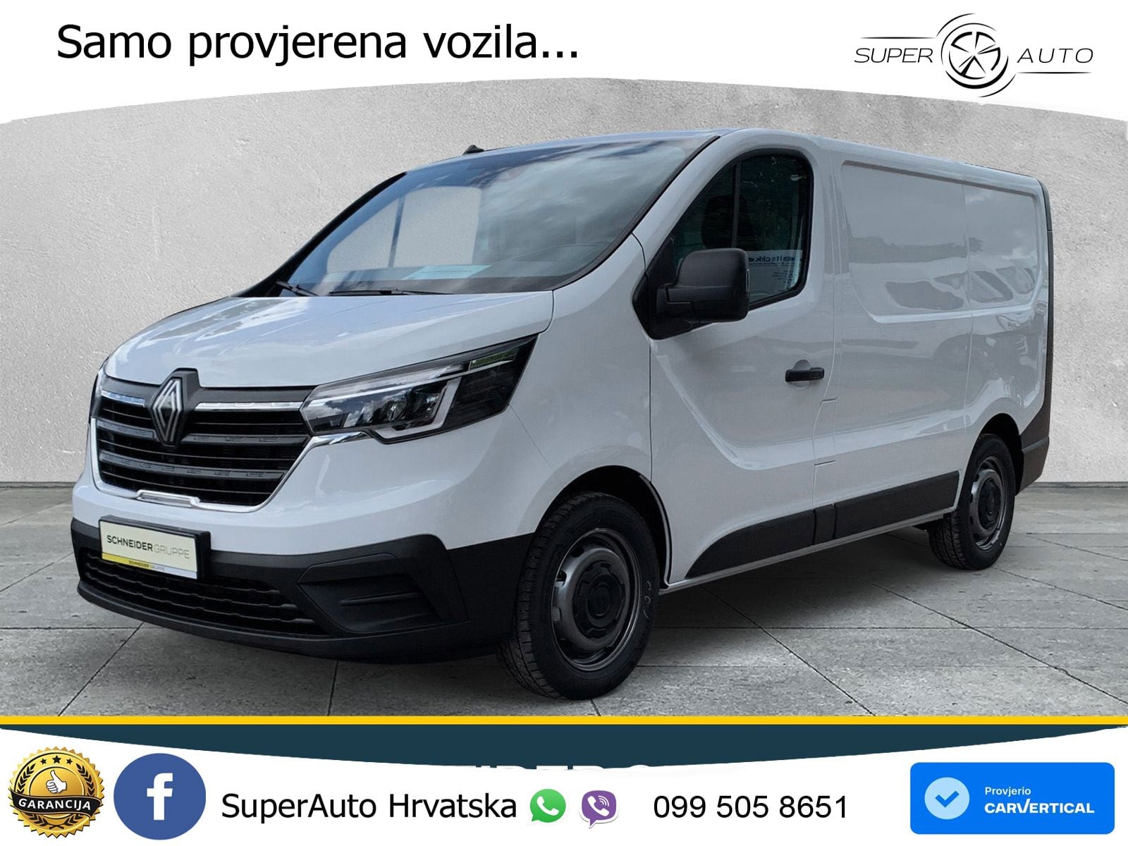Renault Trafic KOMFORT L1H1 3,0t dCi 130 KAMERA+LED+DAB 131 KS