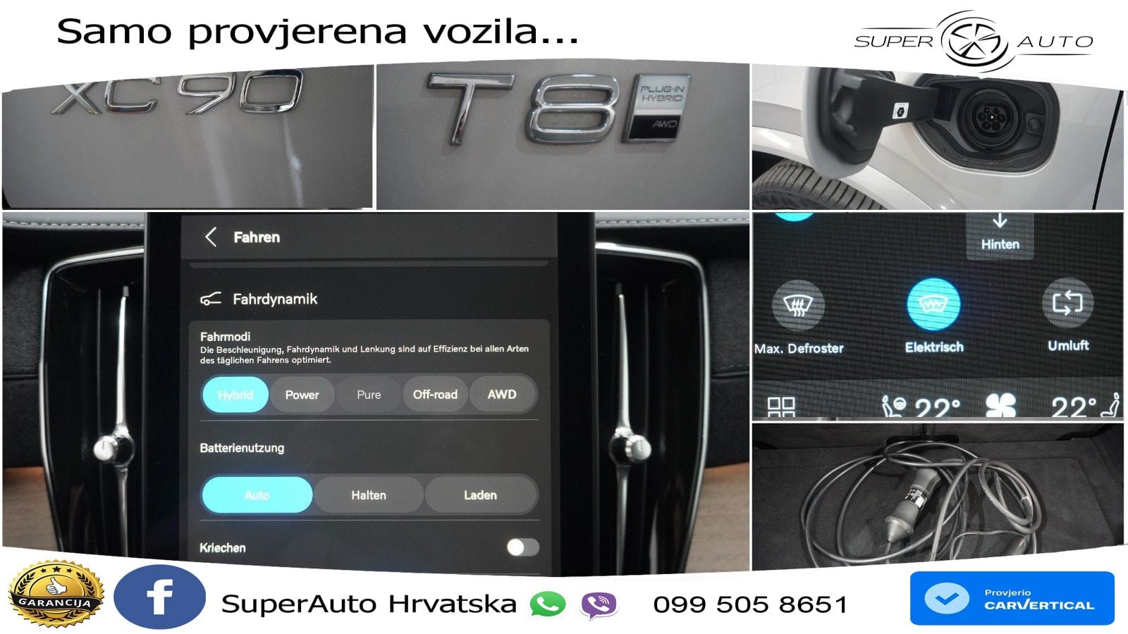 Volvo XC90 2.0 T8 AWD Automatic LED+GR SJED+ACC