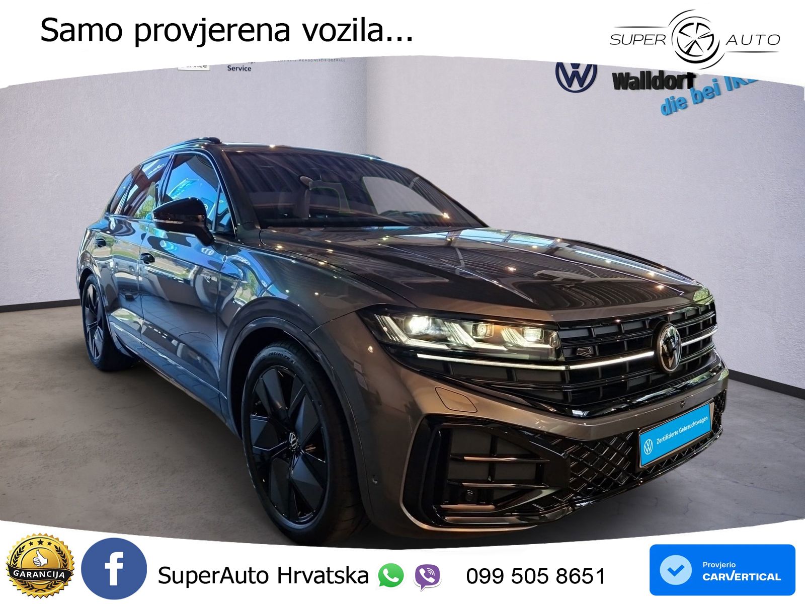 Volkswagen Touareg 3.0 V6 TDI (286 KS) 4MOTION Tiptronic ZRAČNI+ACC+GR SJED+KAM+PANO