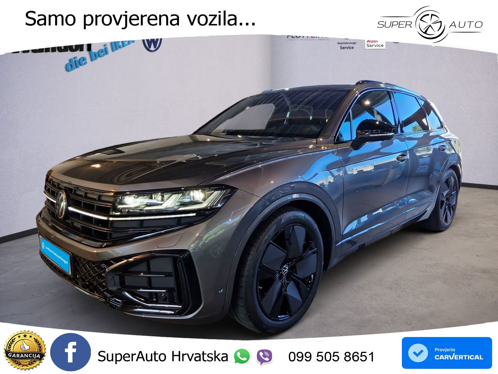 Volkswagen Touareg 3.0 V6 TDI (286 KS) 4MOTION Tiptronic ZRAČNI+ACC+GR SJED+KAM+PANO